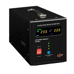 ДБЖ LogicPower LPY-PSW-1000VA+ (700Вт) 10A/20A з правильною синусоїдою 12V - мініатюра 2