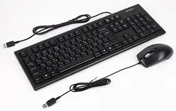 Клавіатура+миша A4tech KR-8372 (Black) - мініатюра 3