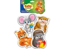 Бебі пазли Пухнастики, Vladi Toys (укр.)