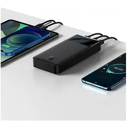Портативний акумулятор Baseus Bipow Digital Display 10000 mAh 15W (PPDML-I01) чорний - мініатюра 4