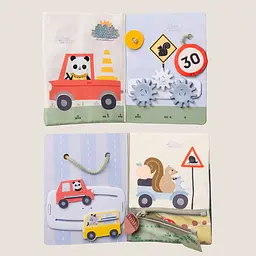 Розвиваючий центр для автомобіля Taf Toys Книжка мандрівника (13825) - мініатюра 5