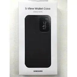 Оригінальний чохол-книжка Samsung для Galaxy S23 FE Clear View Smart Wallet Case Black (EF-ZS711CBEGRU) - мініатюра 2