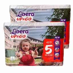 Підгузки-трусики Libero UP&GO 5 (10-14 кг) 84 шт