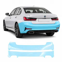 Антигравійна захисна бронеплівка за лекалами для BMW 3 Series G20 2019-2022 - задній бампер