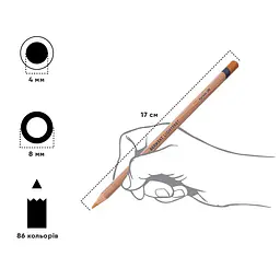 Олівець олійний Lightfast Оливкова земля Derwent - мініатюра 5
