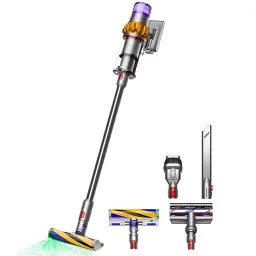 Вертикальний + ручний пілосос (2в1) Dyson V15 Detect Absolute 2023 Жовтий/Nickel (446986-01)