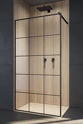 Душова перегородка Radaway Modo New Black II Factory 160 см профиль чорний 389164-54-55