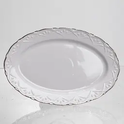 Блюдо на ножке фарфоровое Pearl 20,5 см Yiwu 120-YH-HG051 - миниатюра 4