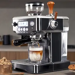 Кавоварка Cecotec Power Espresso 20 Barista Barista Steel & Grind (A01_EU01_117505) - мініатюра 4