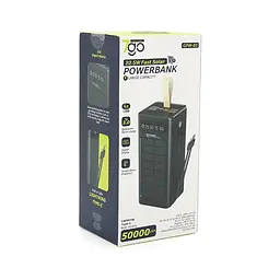 Батарея універсальна 7GO 50000mAh PD/22.5 Solar Black (GPW-01 / 45006) - мініатюра 5
