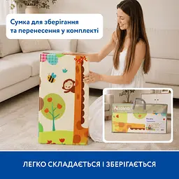 Двосторонній ігровий термокилимок Piccolino Світ звірят 150х180х1 см (26000001) - мініатюра 8