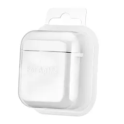 Чохол Silicone Case 2,5mm with microfiber for AirPods 1/2 White - мініатюра 2