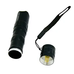 Маленький ліхтарик BL-5001-10 Чорний, мініліхтарик світлодіодний ручний на батарейках | ліхтарик ручний (ST) - мініатюра 3