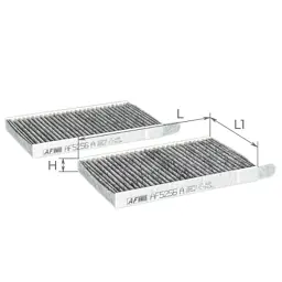 Фільтр салону ALPHA FILTER AF5256a-2