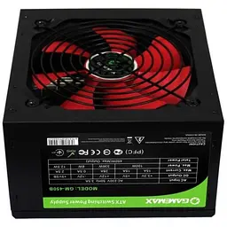 Блок живлення 450 Вт, GM-450B, Black, 12 см GameMax teh0028933