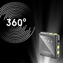 Мікрофонна радіосистема Earldom ET-MC10C USB-C Black [136100] - мініатюра 8
