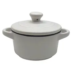 Форма для випікання з кришкою кругла Pepper Tower PR-3341 18.5x14x9.5 см біла