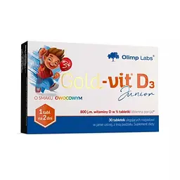 Вітамін D3 Olimp Sport Nutrition Gold-Vit D3 Junior, 30 таблеток для дітей