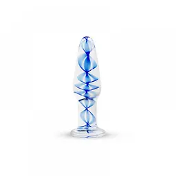 Скляна анальна пробка Gildo Glass Buttplug No. 23,10.5х3.2 см