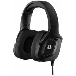 Навушники з мікрофоном 2E HG340 RGB 3.5 mm Black (2E-HG340BK) - мініатюра 3