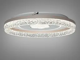 Стильна стельова LED люстра в коридор Diasha WG5157/B WH, Ø48 см, 85 W - мініатюра 4