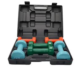 Набір гантелей в кейсі 12 кг. PowerPlay 4118 Fitness Dumbells (2 шт*1 кг, 2 шт*2 кг, 2 шт*3 кг) (PP_4118_12kg) - мініатюра 5