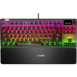 Клавіатура SteelSeries Apex 7 TKL Red Switch (64646) Black USB (64646-OLD) Б/в