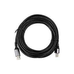 Кабель для передавання даних PowerPlant USB AM to RJ45 Ethernet CAT6 UTP 7.5m (CA915019)
