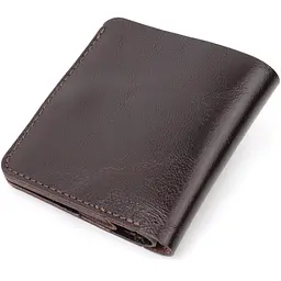 Чоловіче шкіряне портмоне SHVIGEL 9,3х9,5х1,3 см acs0022801 - мініатюра 2