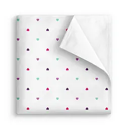Пелюшка багаторазова Cosas непромокаюча Playful Hearts 50x70 см, бірюзова - мініатюра 2