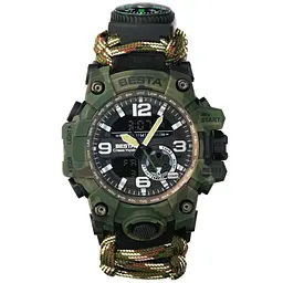 Чоловічий наручний годинник Besta Box Military Light з компасом + подарунковий набір - мініатюра 5
