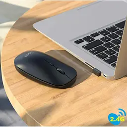 Миша Hoco GM15 Art dual-mode business wireless mouse чорна - мініатюра 3