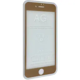 Захисне скло DK Full Glue Matt для Apple iPhone 7/8/SE gold
