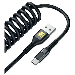 Кабель Luxe Cube Dynamic USB - micro USB (M/M), 1.5 м, Black (4446689101236) - мініатюра 3