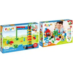 Конструктор PolyM Будівельник 80 деталей 760008