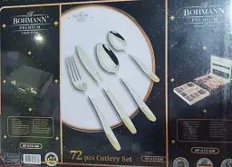 Столовий набір із 72 предметів Bohmann BP-A72-GM - мініатюра 3