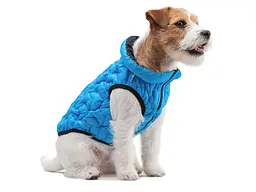Курточка для тварин Collar AiryVest UNI двостороння XS 28 блакитно- чорна (2517) - мініатюра 3