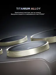 Захисне скло для камери Samsung Galaxy S24 Ultra 5G (SM-S928), Supreme BI, жовтий колір, з рамкою, глянцеве скло для захисту лінз, протиударне, прозоре, з клейовим шаром по контуру, не впливає на якість фото, ArmorStandart (ARM76604) - мініатюра 7