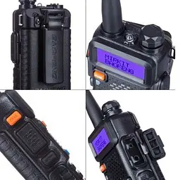 Портативна рація Baofeng UV-5R Black Six Pack комплект 6 шт (2200000758965) - мініатюра 4