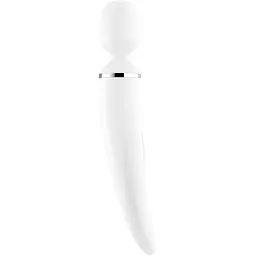 Вібромасажер Satisfyer Wand-er Woman White/Chrome (SO3458) [167923] - мініатюра 4