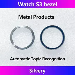 Безель металевий Sikai для смартгодинника Xiaomi Watch S3/S4 Automatic Topic Recognition Silver - мініатюра 6