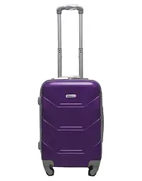 Валіза маленька S ABS-пластик Milano bag 147M 55×38×23см 45л Фіолетовий
