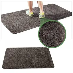 Супервбираючий придверний килимок для підлоги Clean Step Mat 45x70 см, Yu Xin Сірий 86032 - мініатюра 5