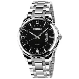 Наручний годинник чоловічий Skmei 9069 Silver - Black, 9069SIBK (12341)