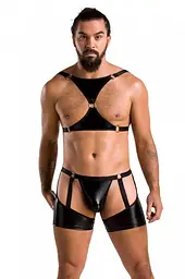 Комплект чоловічий Passion 047 SET ARON L/XL чорний - мініатюра 2