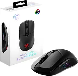 Комп'ютерна миша MSI VERSA 300 ELITE W WIRELESS RGB WL чорний teh0014125 - мініатюра 8