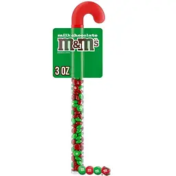 Тростина з драже M&M's Milk Chocolate Christmas Candy Cane 85г