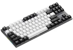 Механічна ігрова клавіатура GamePro MK-124-G USB Hot-Swap Outemu Red Switch Black-White - мініатюра 3