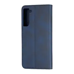Чохол-книжка Premium Samsung S21 5G (G991) Dark Blue - мініатюра 3