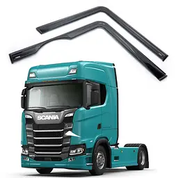 Дефлектори вікон для Scania Euro-6 2017-2023 Скотч Kuzgun K.SN.03